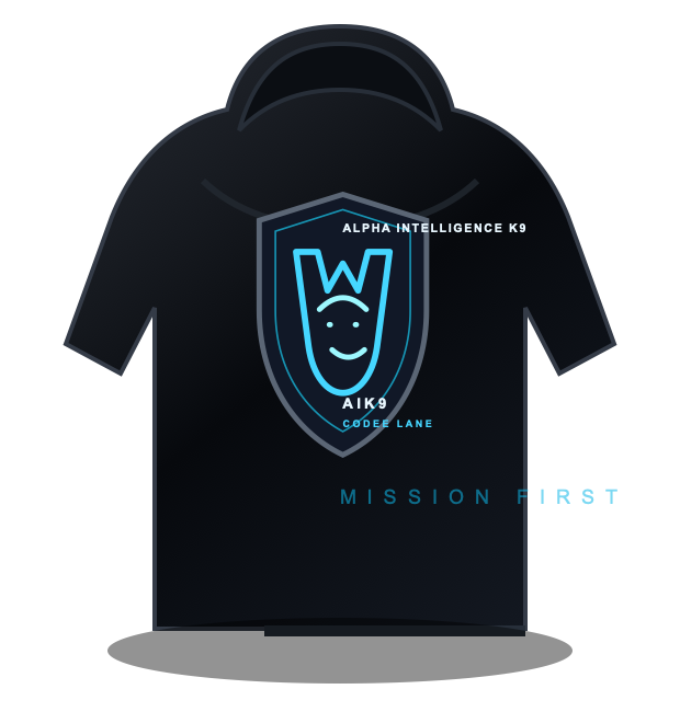 AI K9 Codee hoodie