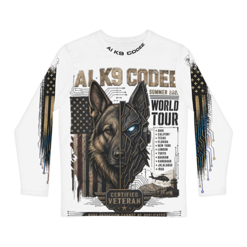 AI K9 Codee Long Sleeve World Tour shirt