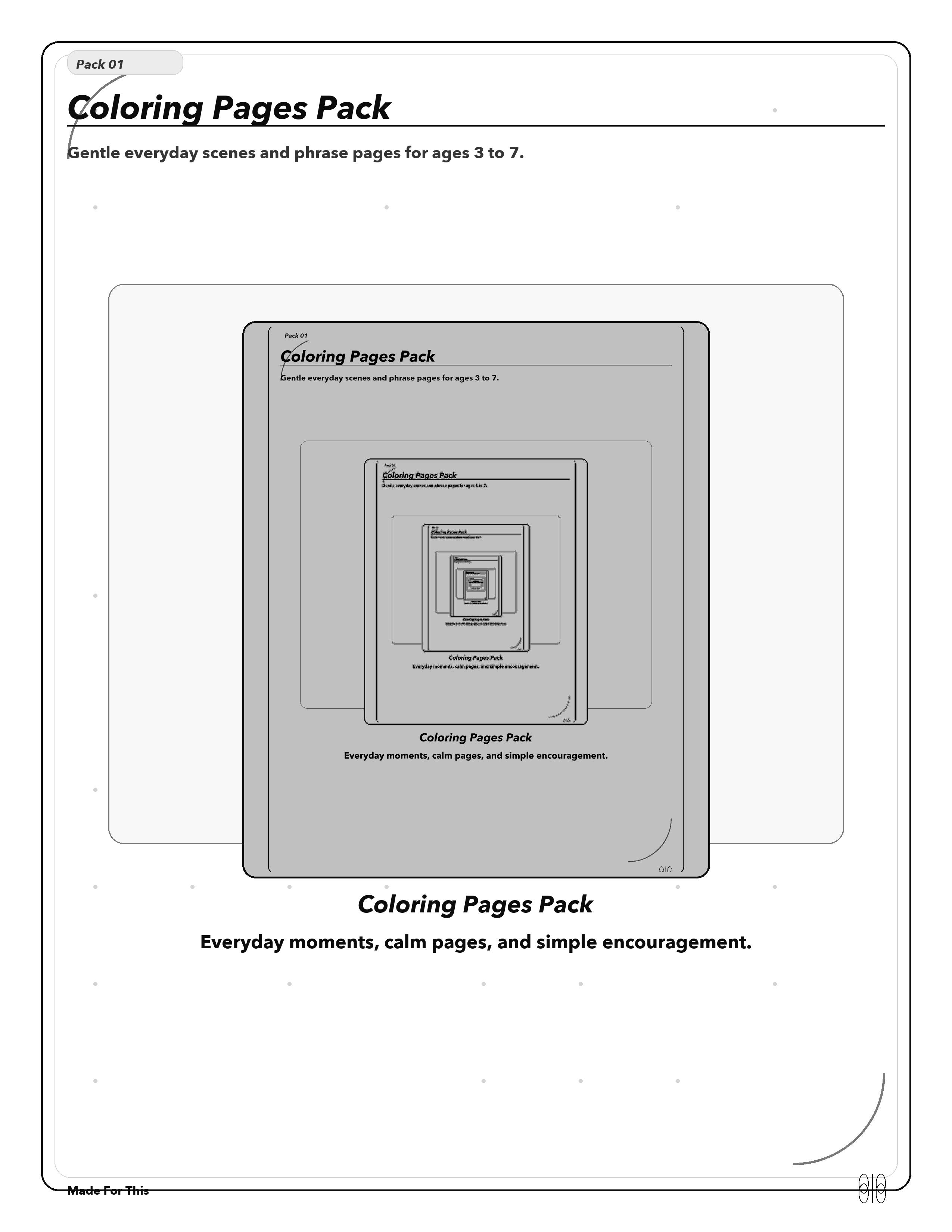 Kids Activity Pack preview