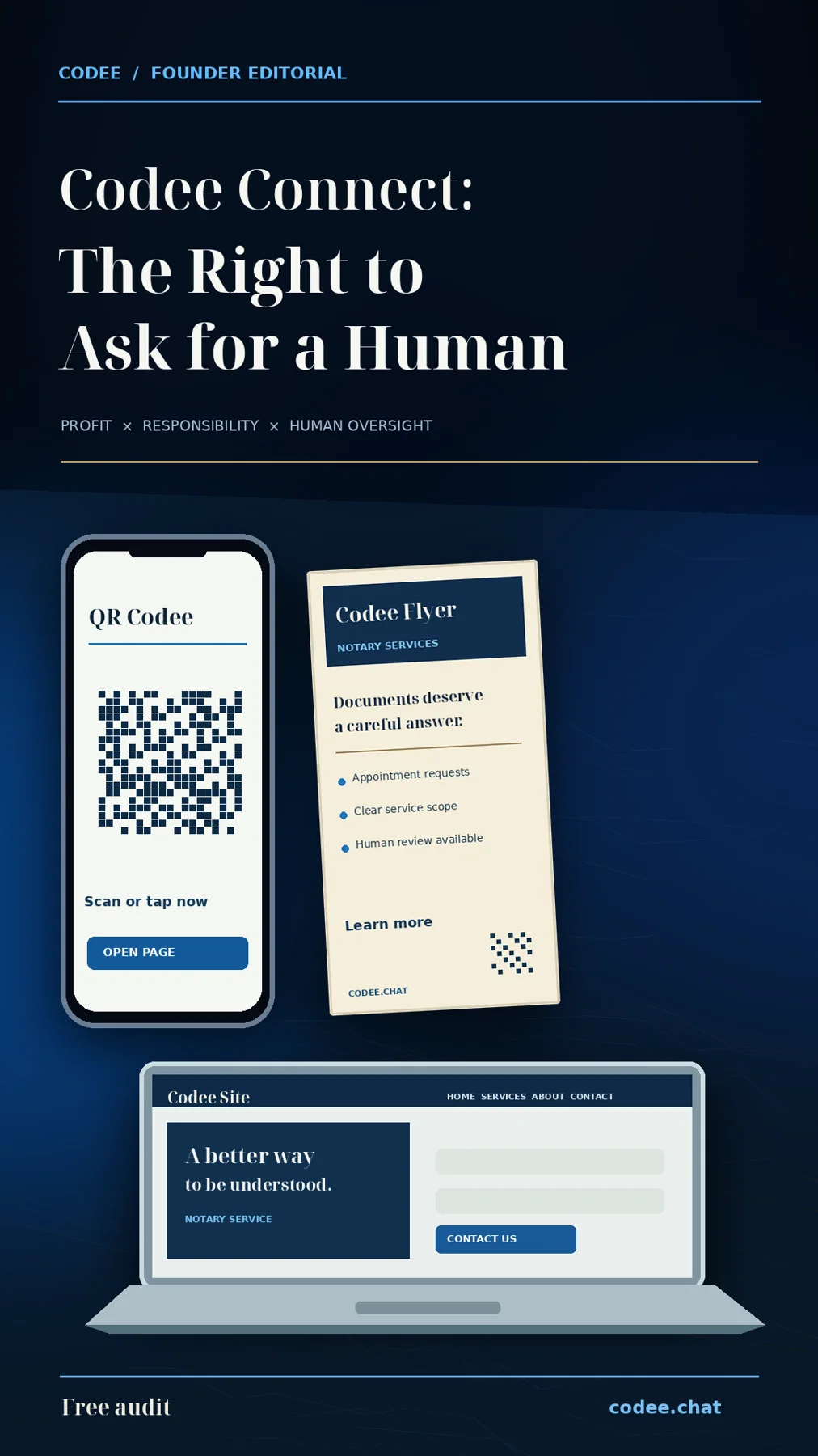 Codee Connect: The Right to Ask for a Human — original article cover