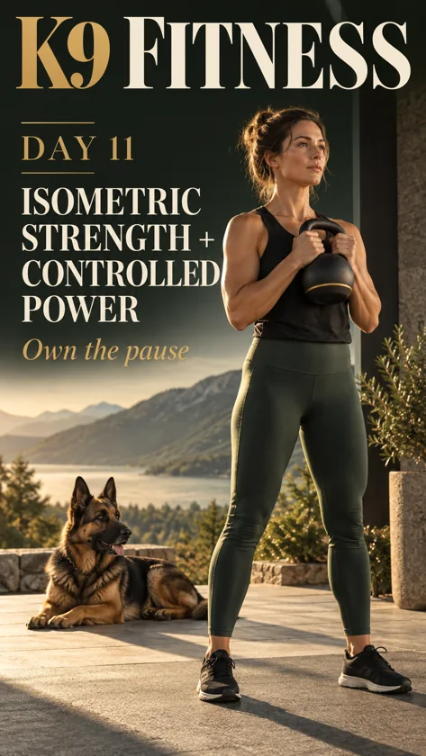 K9 Fitness — Day 11 — Isometric Strength + Controlled Power