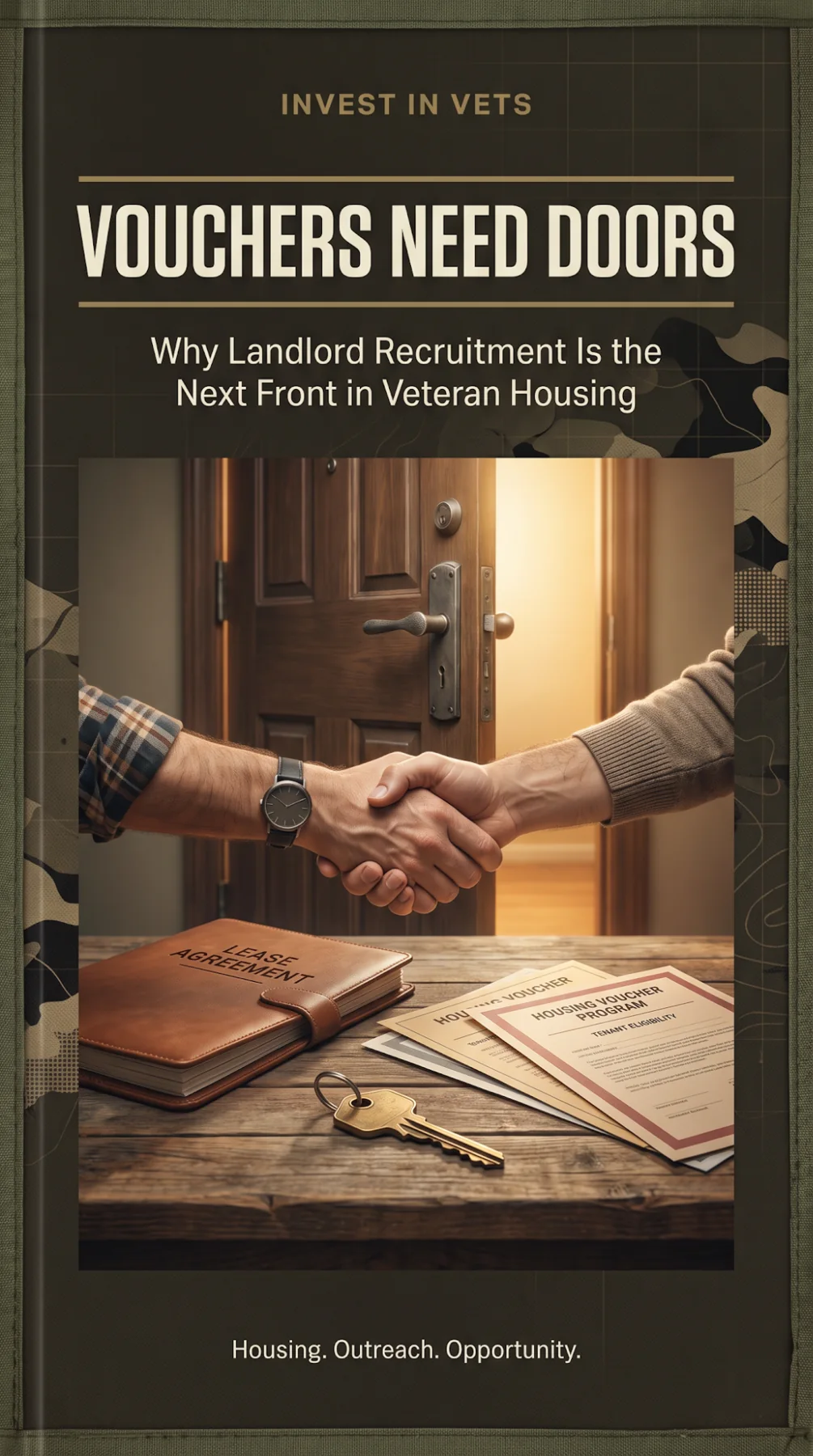 Vouchers Need Doors — Invest in Vets Complete Content Package — original article cover