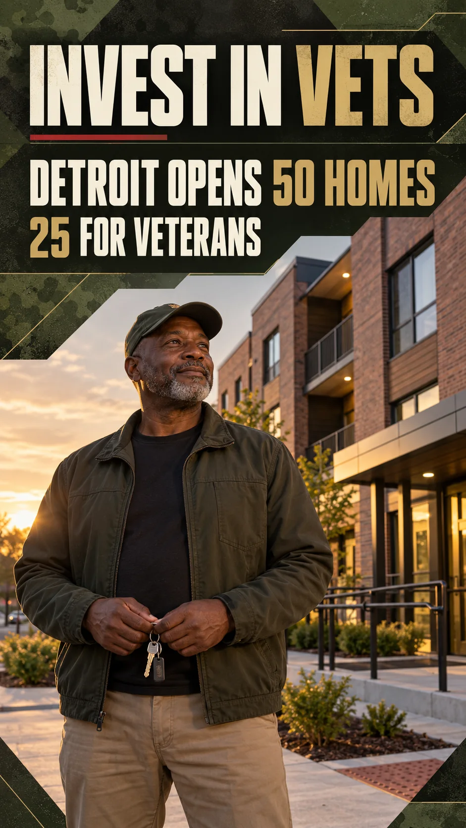 Detroit Opens 50 Supportive Homes at Davis Veterans Village — original article cover