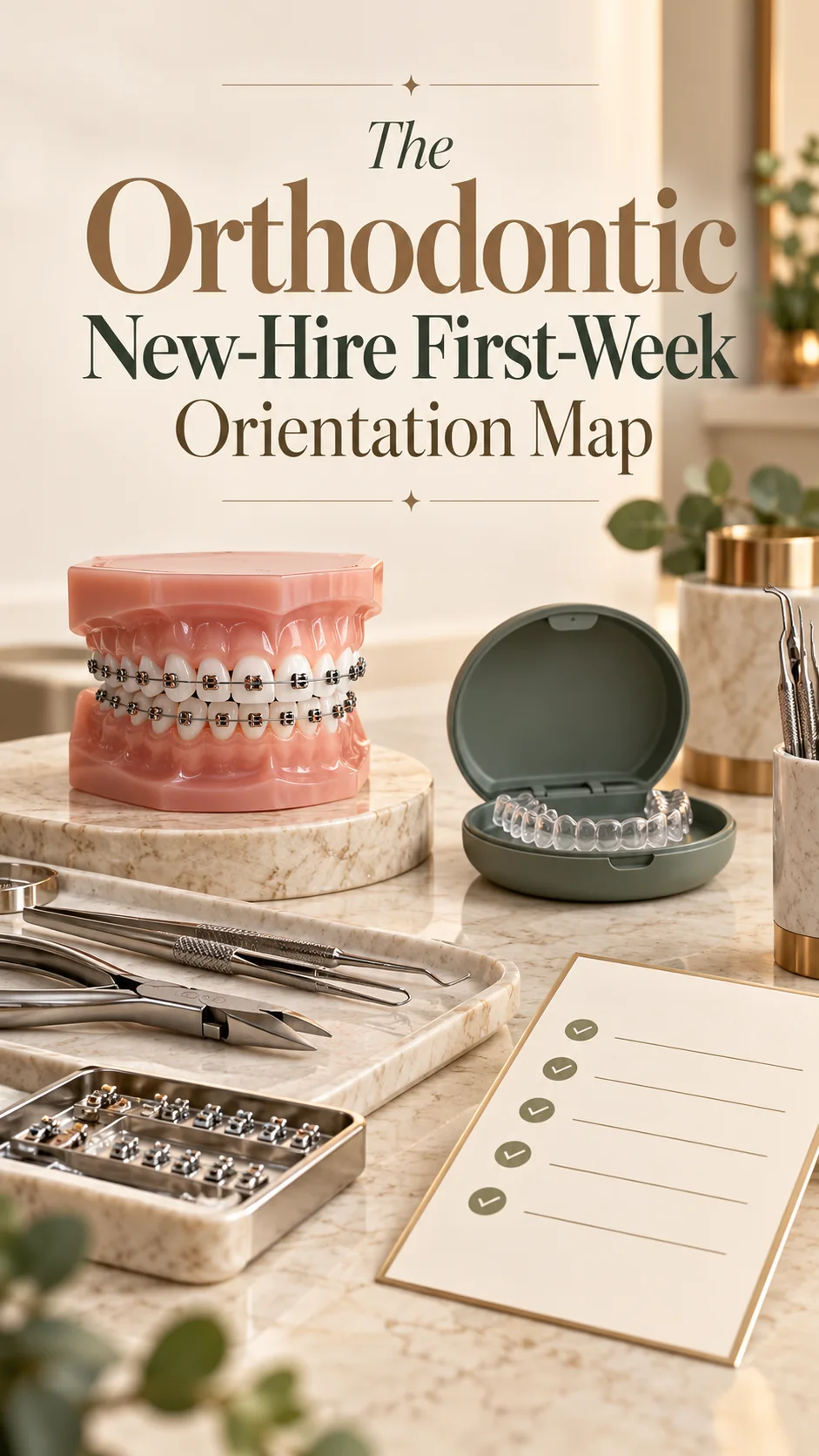 The Orthodontic New-Hire First-Week Orientation Map — original article cover