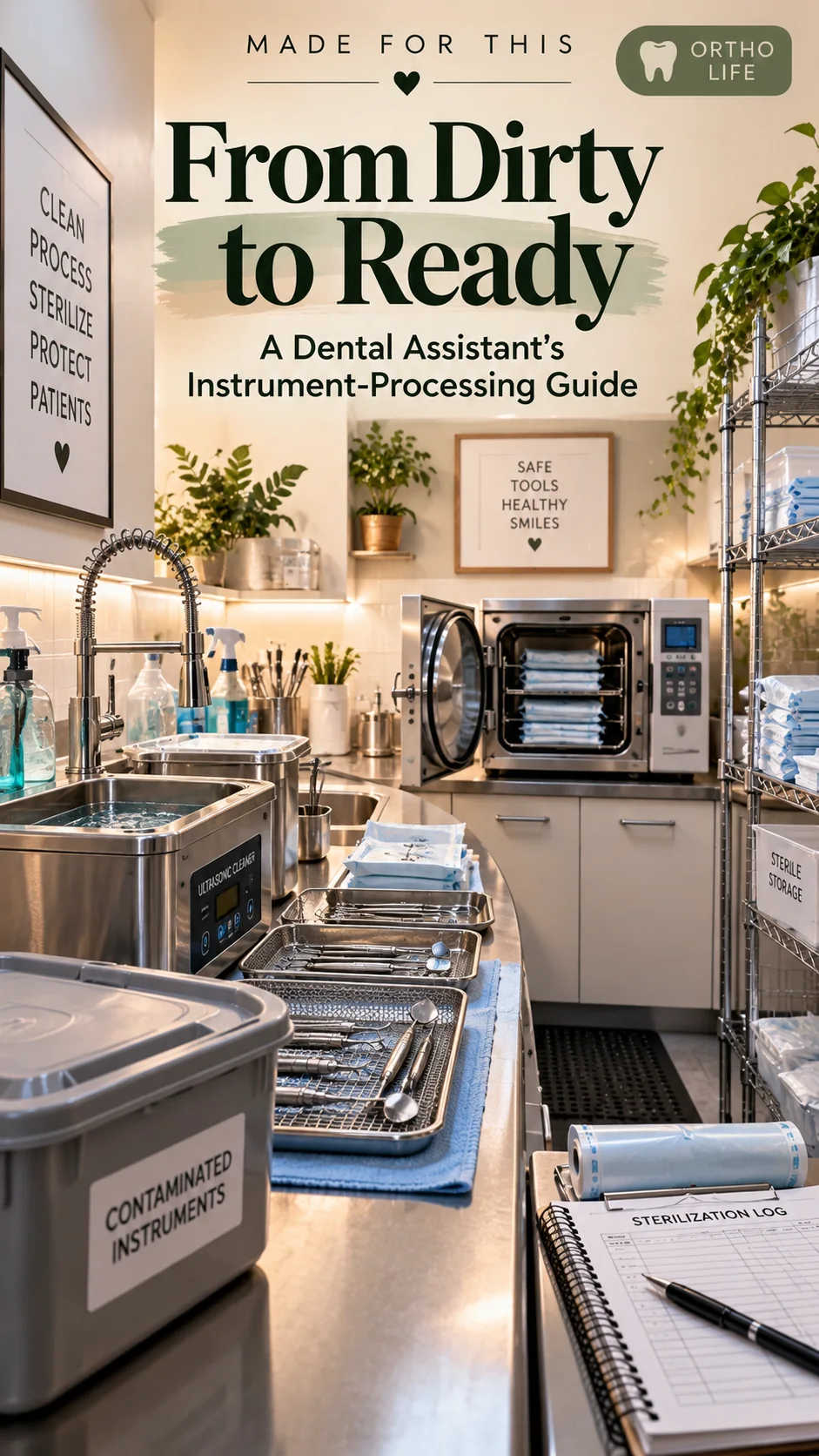 From Dirty to Ready: A Dental Assistant’s Instrument-Processing Guide