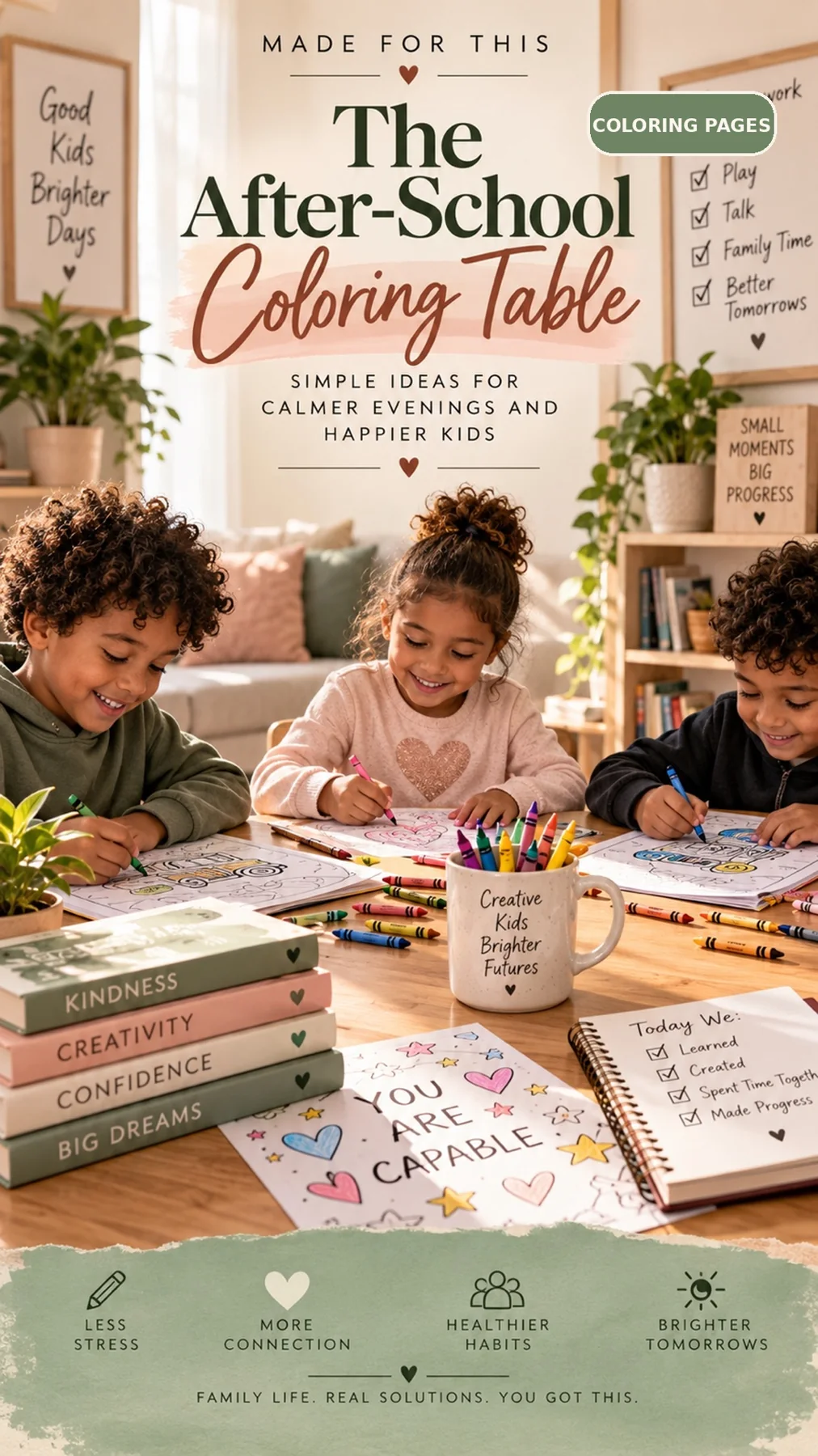 The After-School Coloring Table