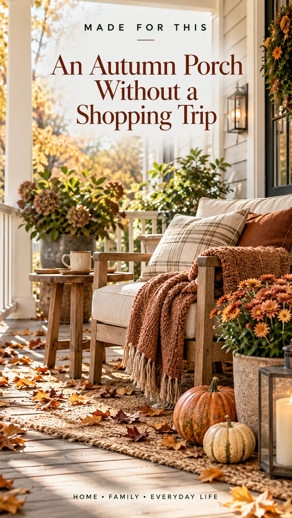 An Autumn Porch Without a Shopping Trip