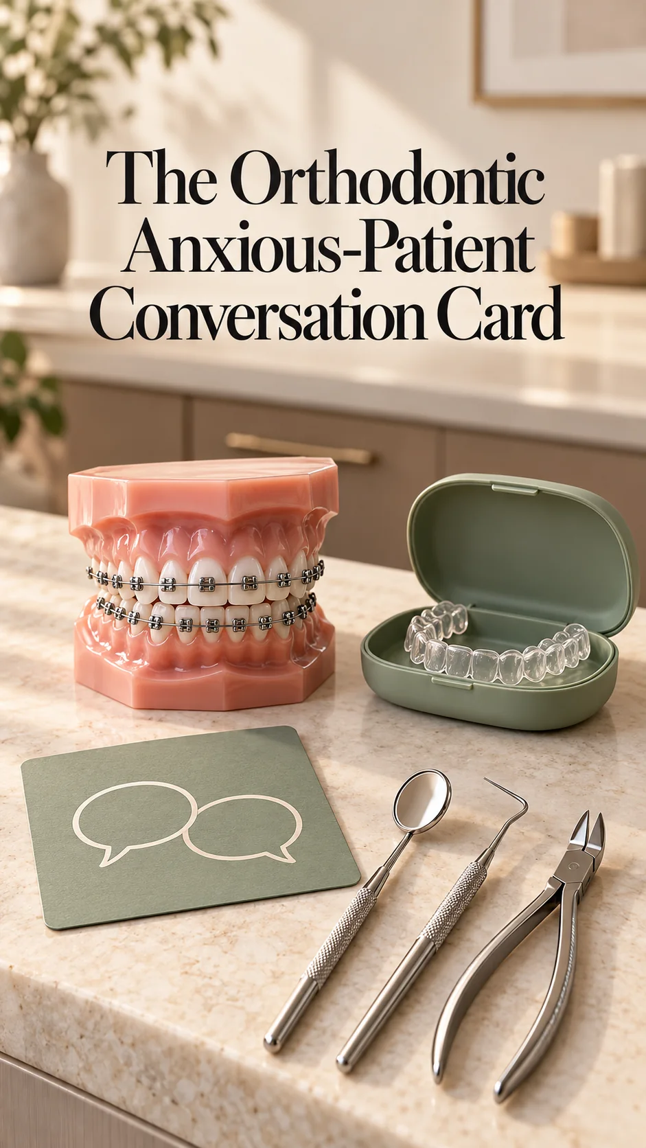 The Orthodontic Anxious-Patient Conversation Card — original article cover