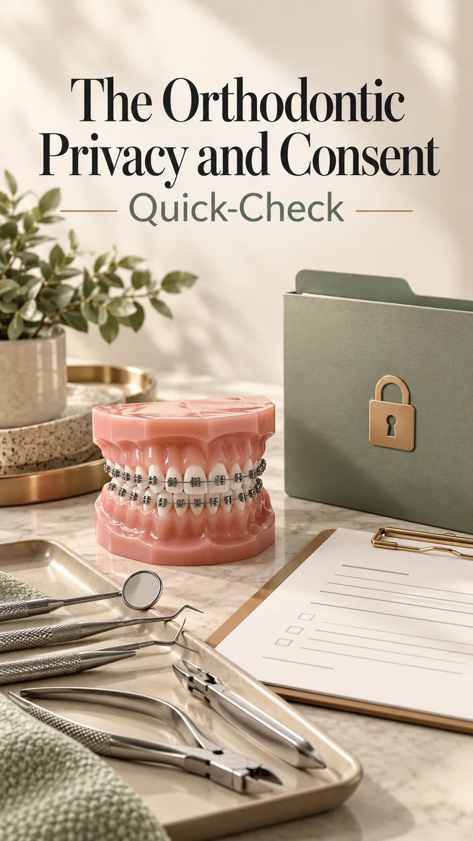 The Orthodontic Privacy and Consent Quick-Check — original article cover