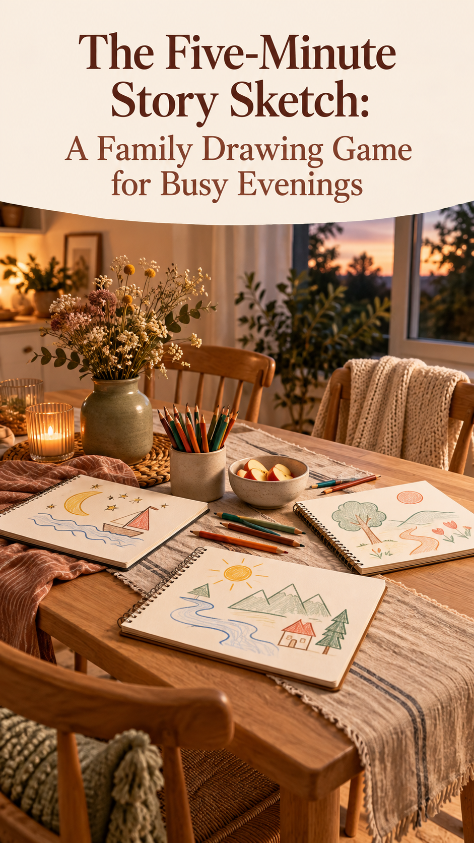The Five-Minute Story Sketch: A Family Drawing Game for Busy Evenings
