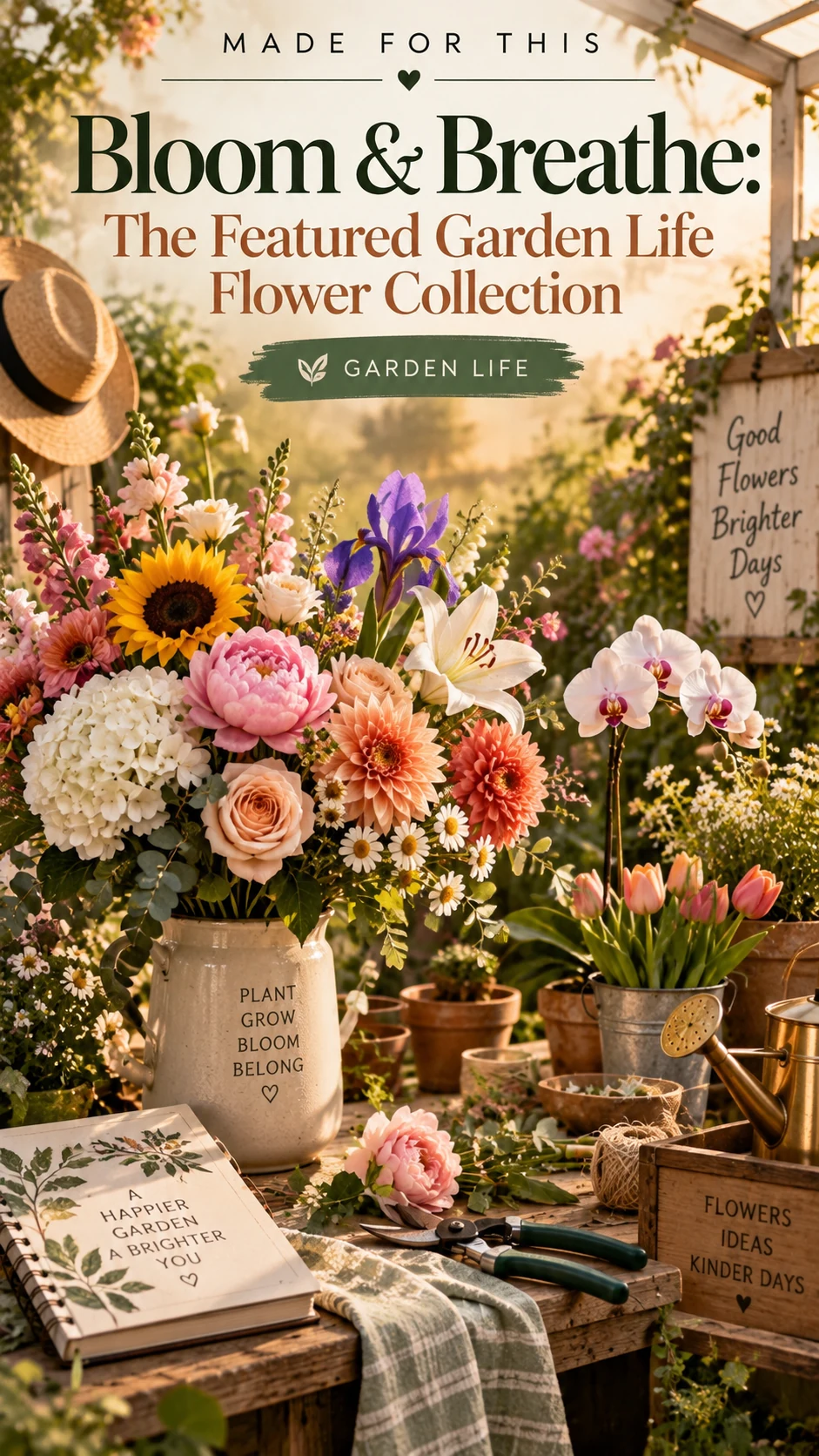 Bloom & Breathe: The Featured Garden Life Flower Collection