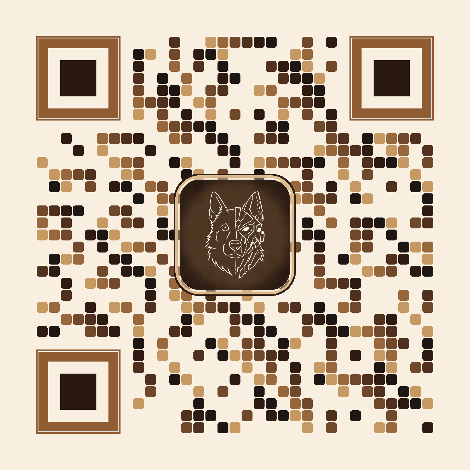 Brown Tan Crown Crown cut lounge artwork